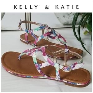 🌸 Kelly & Katie Paisly Sandals